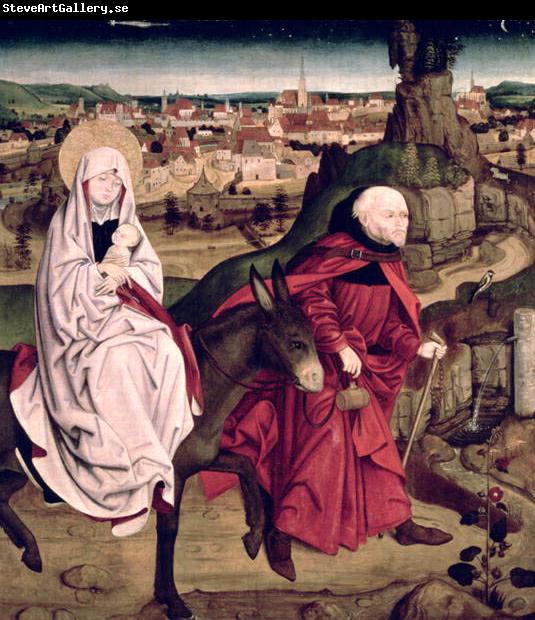 Master of the Schotten Altarpiece The Flight into Egypt, from the Schotten Altarpiece